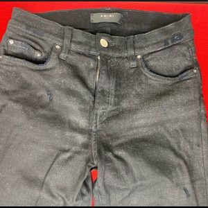 Black Mike Amiri Distressed Jeans